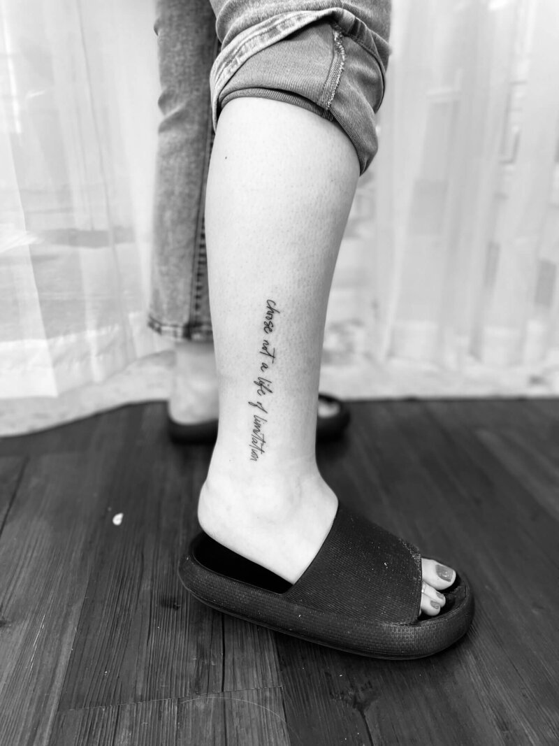 Lines N Shades Tattoo Studio - There are many things in life that determine  and come together to make us what we are. This lovely girl decided to have  a reminder of