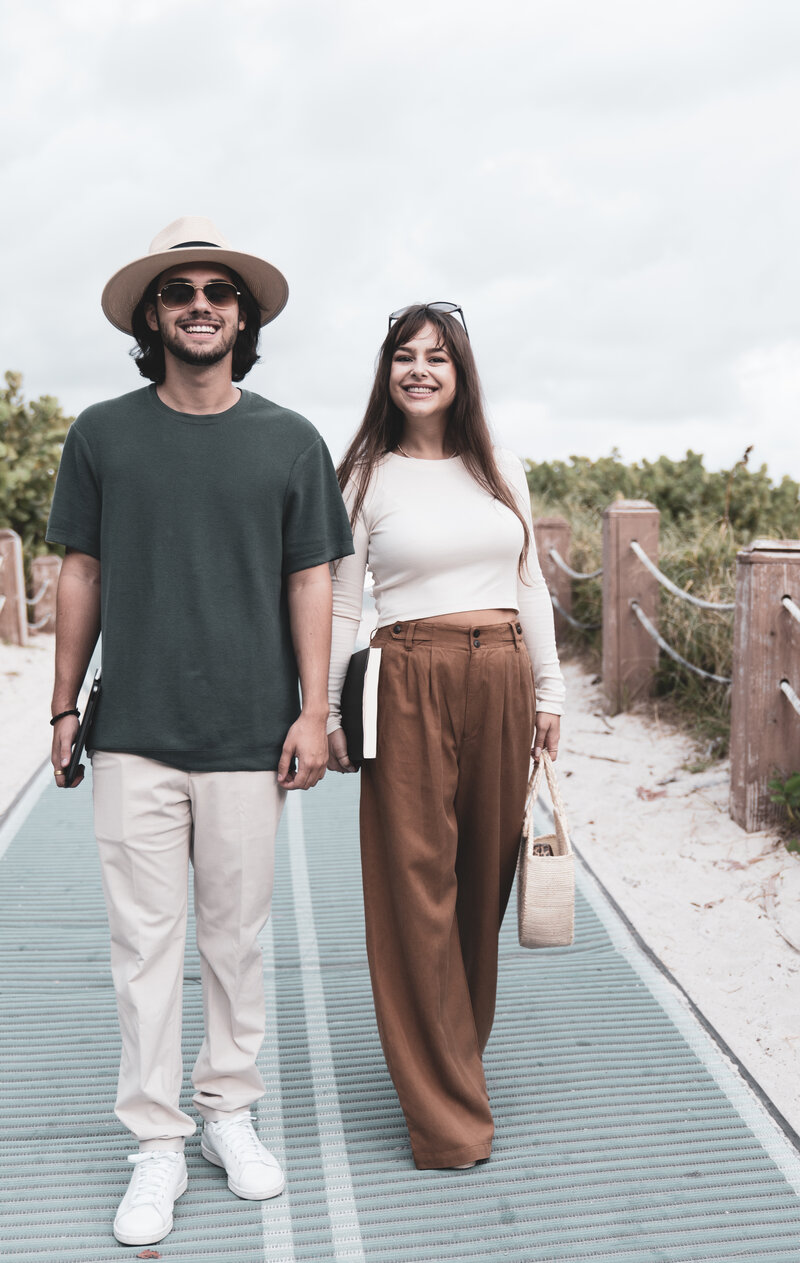 2 entrepreneurs walking in Miami