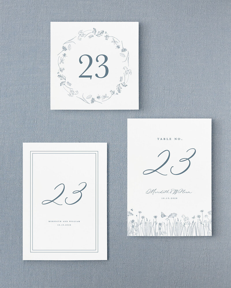 Invitation Numbers Mountain Wedding Invitations - The Summit Collection