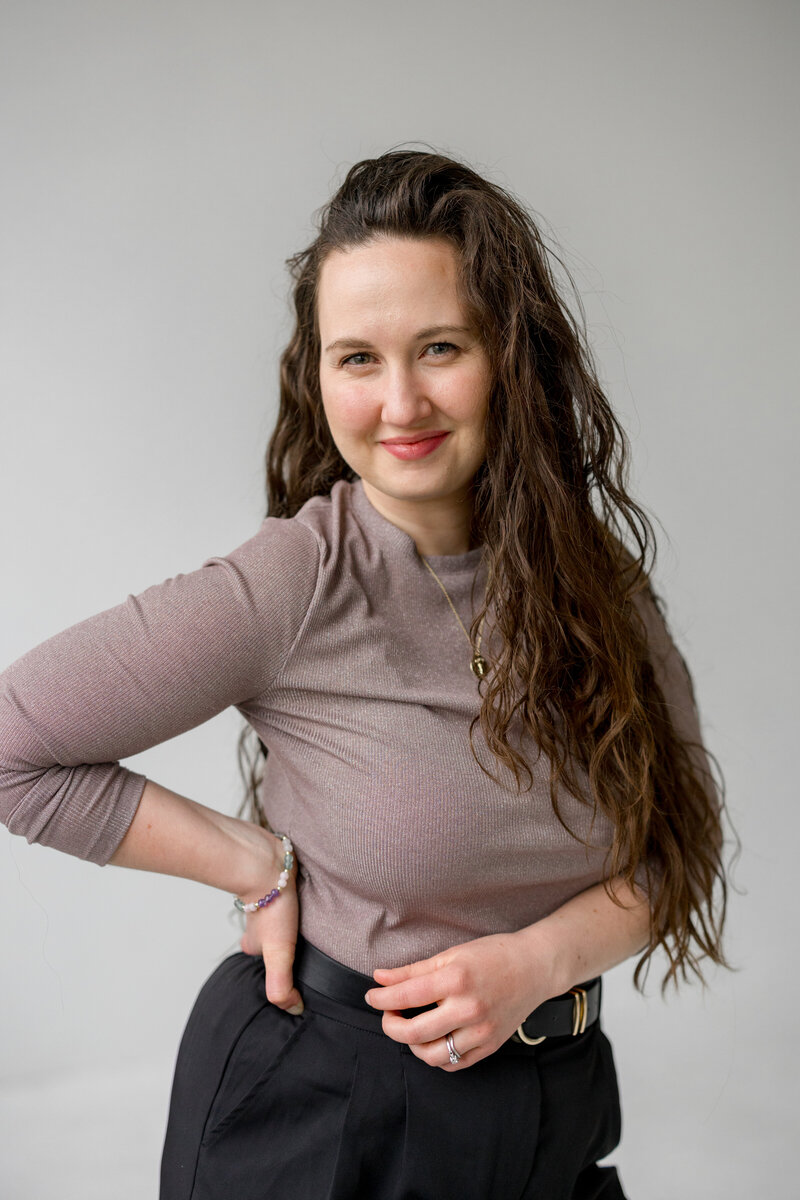 business coach for women smiling at the camera