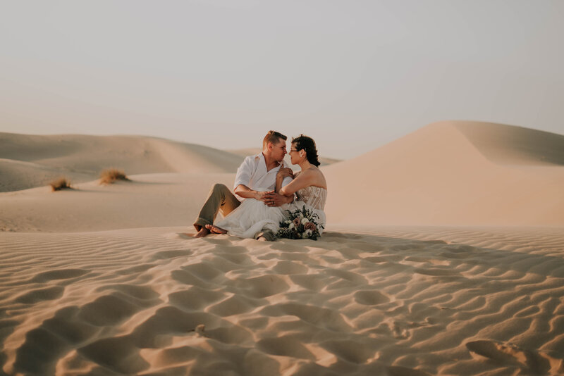 White Dress Sand Dunes National Park