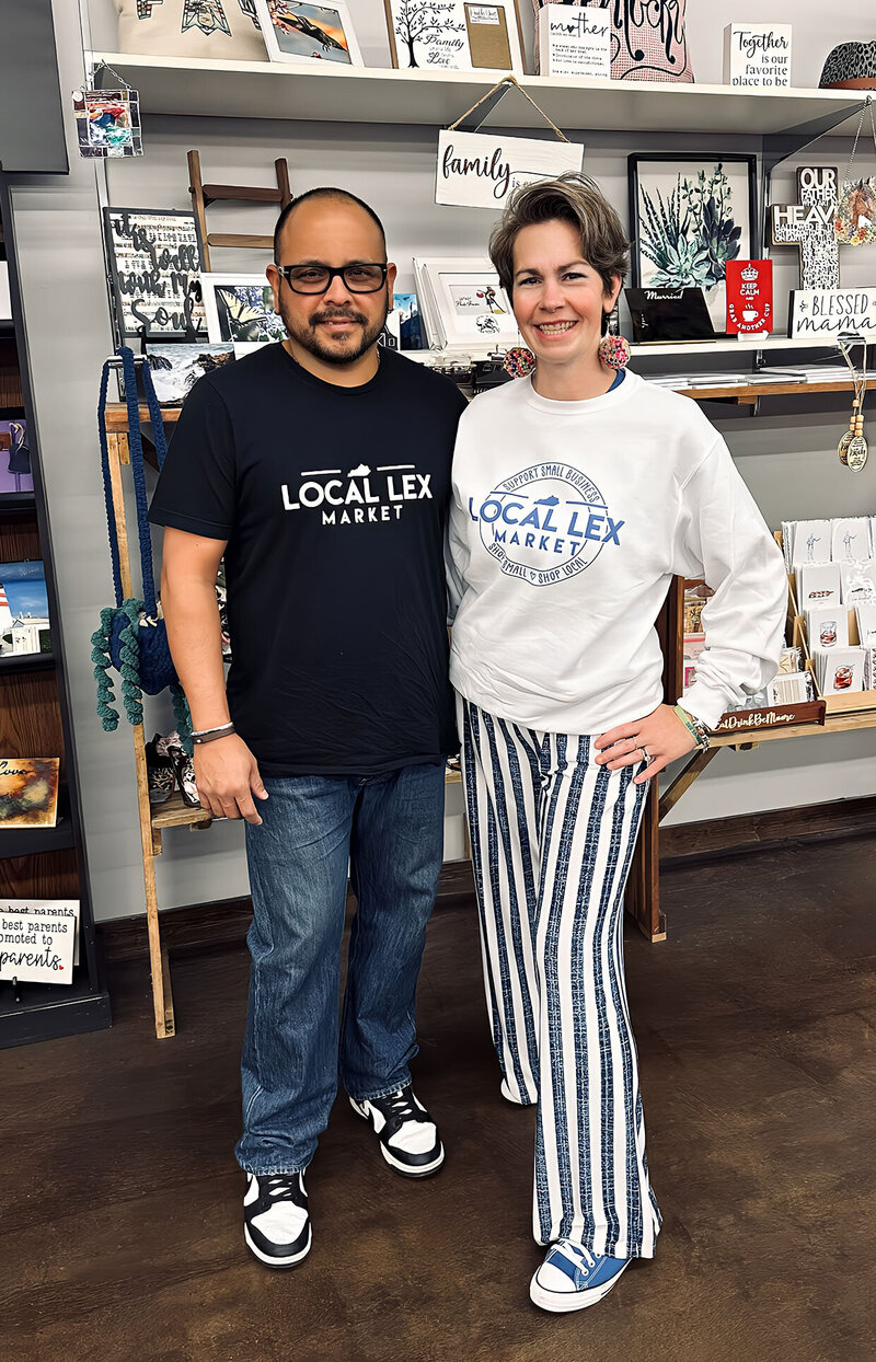 Merritt and Ben Monroy owners of Local Lex Market