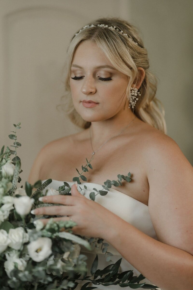 Natural radiance brought to life by a Houston makeup artist, ideal for a stunning Houston wedding and every bride-to-be.