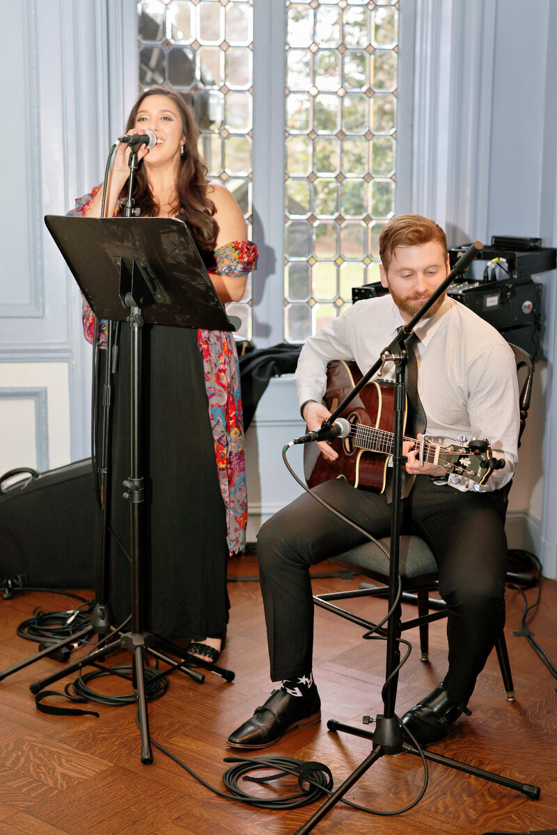 Acoustic duo Ali & Nate from The Tonic providing live acoustic music for weddings and private events in Connecticut