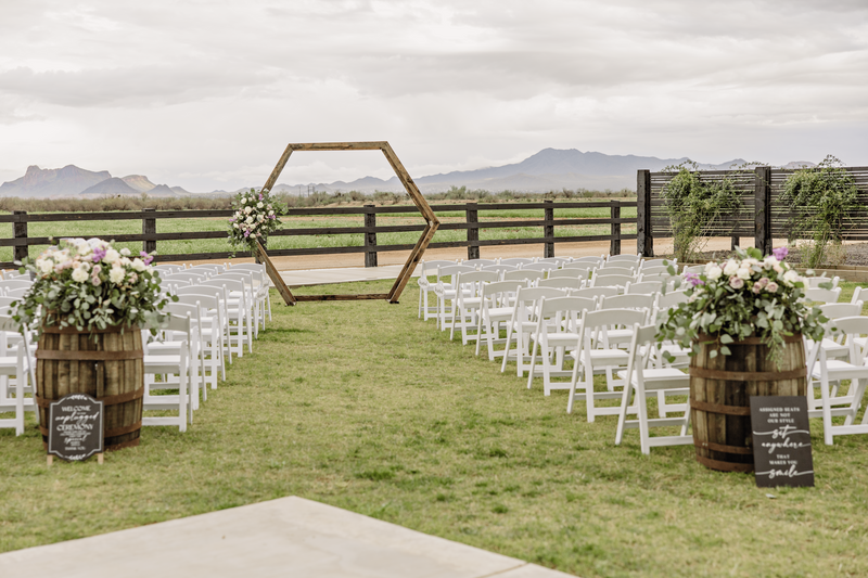 outdoor ranch  venue with a mountain view