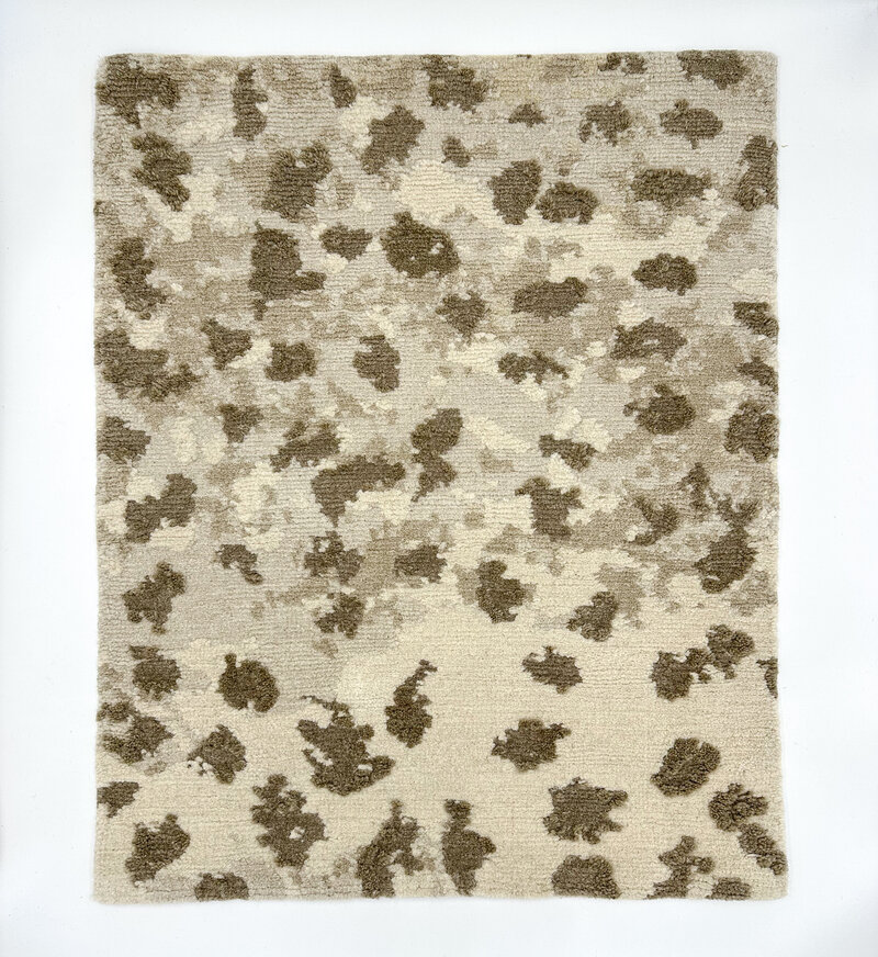 Snow Leopard in Beige-Taupes-Soft Browns
