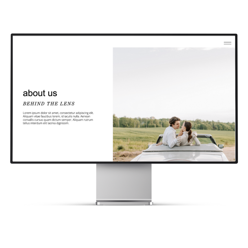 website design portfolio template