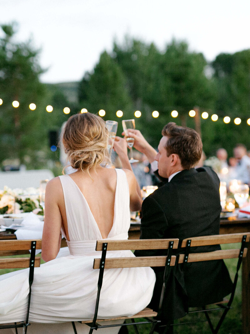 Couple embracing at River Bottoms Ranch