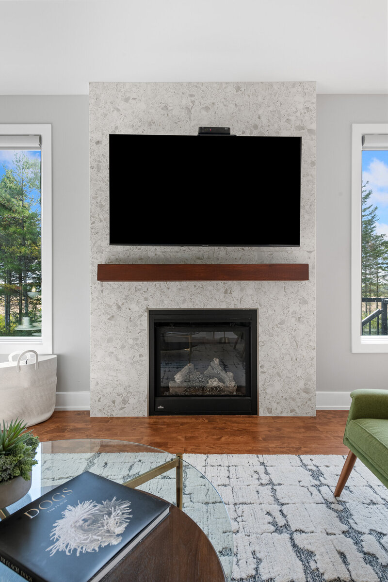 final image of our modern revival interior design project