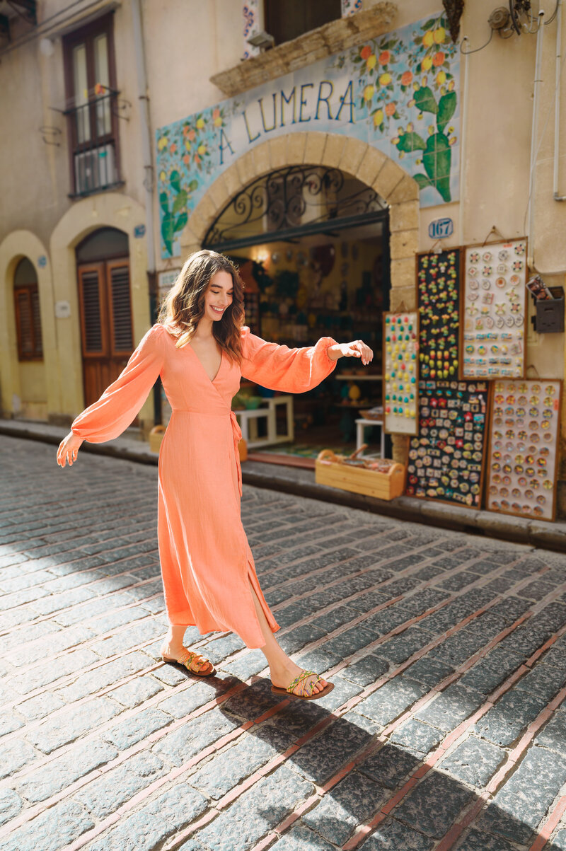 Photographed under the Italian sun, we've worked for fashion and shoebrands in Sicily on a campaign