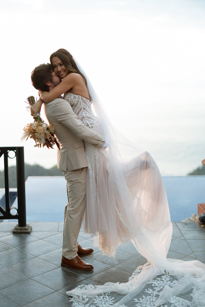 Destination wedding photographed by The Deans Photography