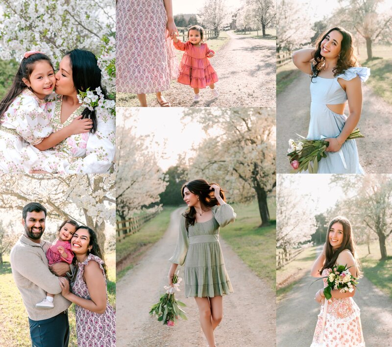 spring mini sessions in hillsborough nc