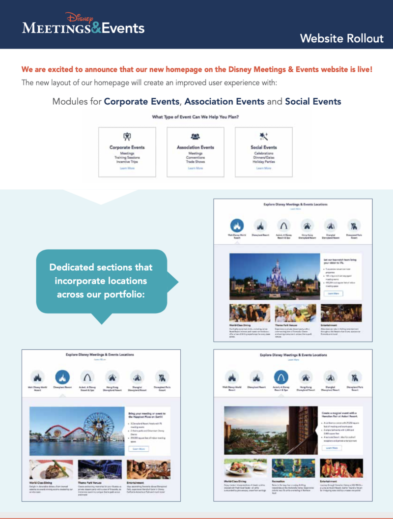 DME Homepage Rollout page1