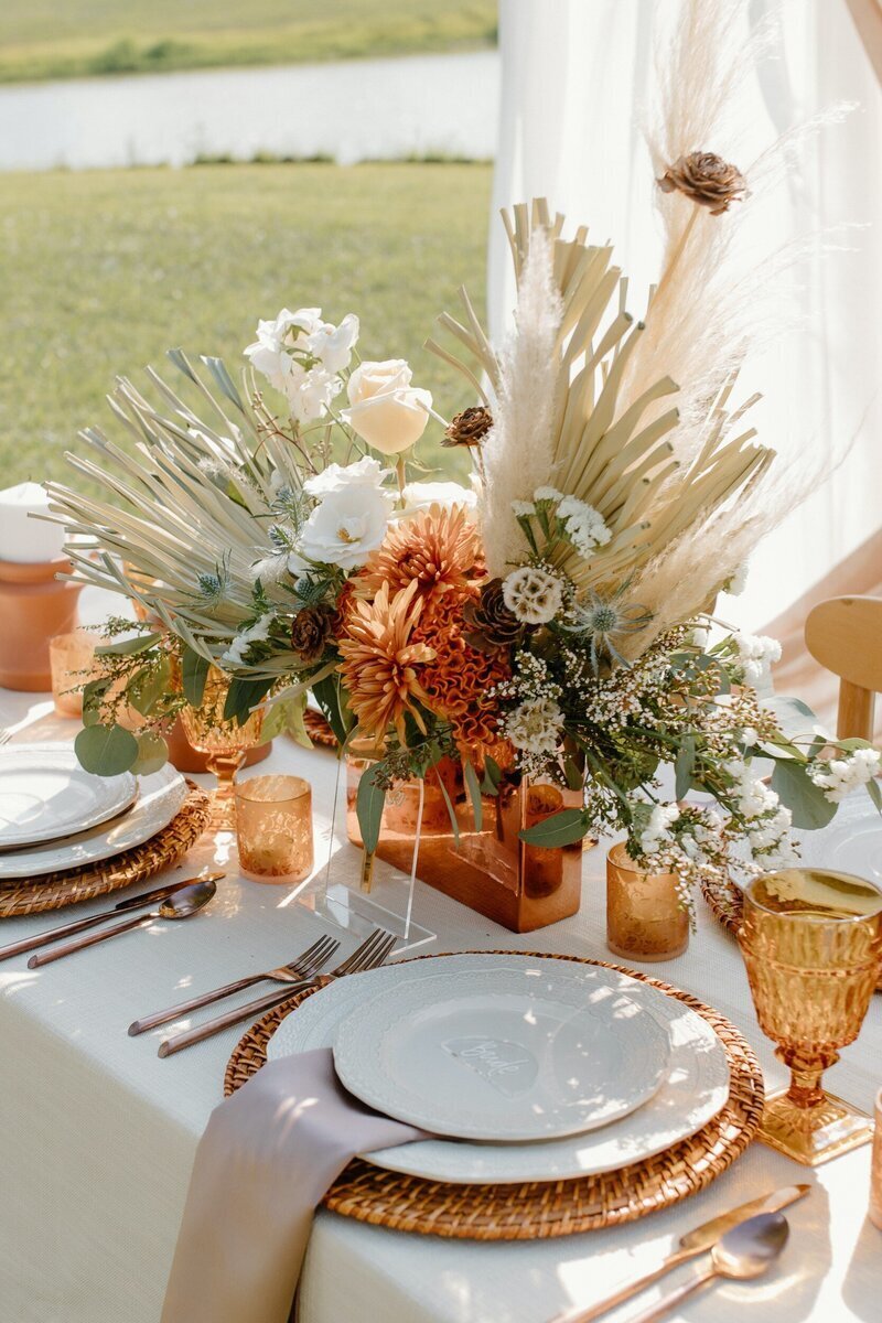 tablescape designed by a colorado event planner
