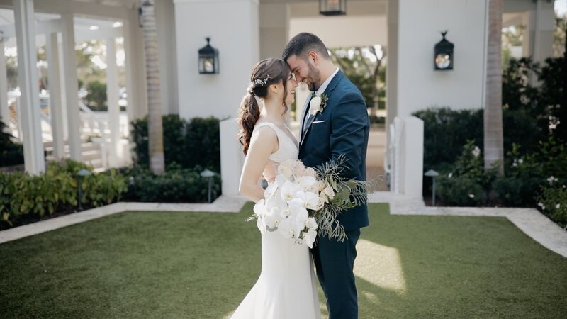 Dani & Cody at the Pelican Club captured by Orlando wedding videographers By The Richards.