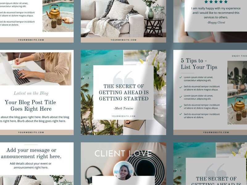 Canva Template Pack Grid
