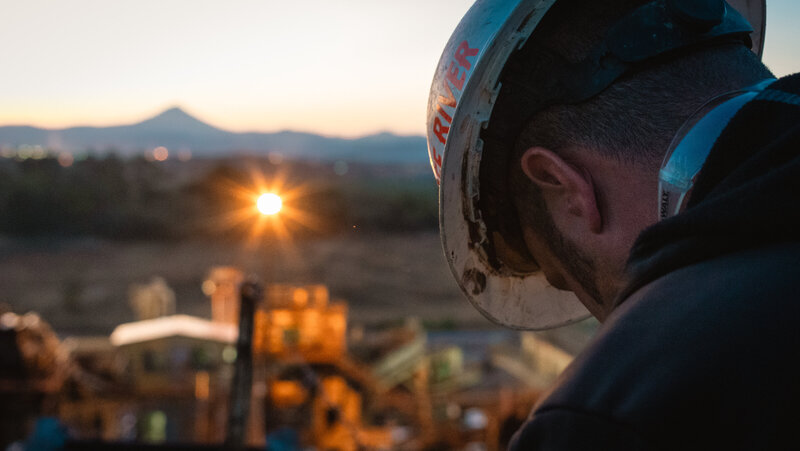 construction man looking down
