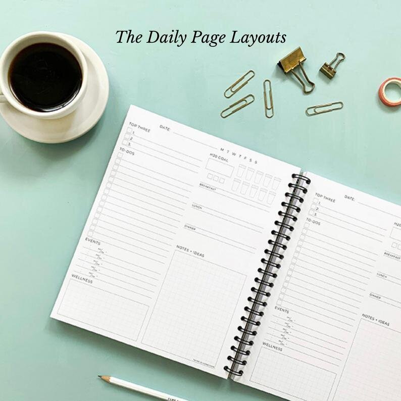 daily page planner