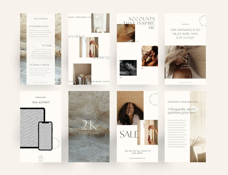 Minimal Instagram templates Wabi Sabi 15