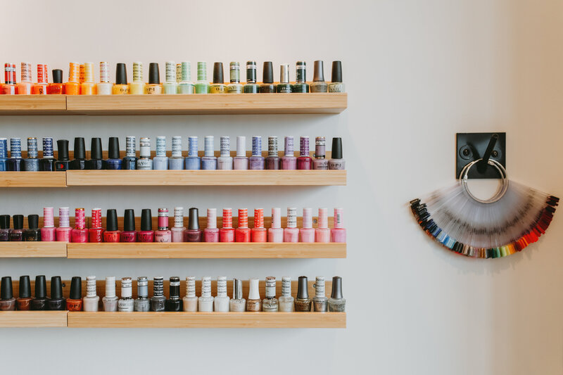 16 Best Nail Storage Ideas  nail room, nail polish storage, home nail salon