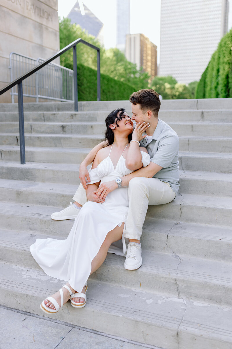 Couple session at university of chicago