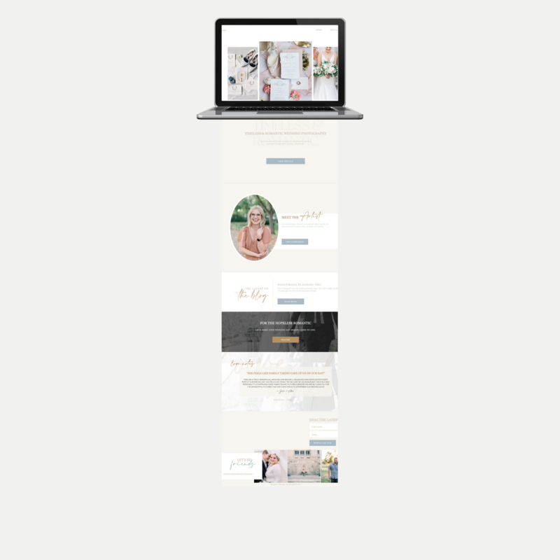 Adeline Rose Website Template