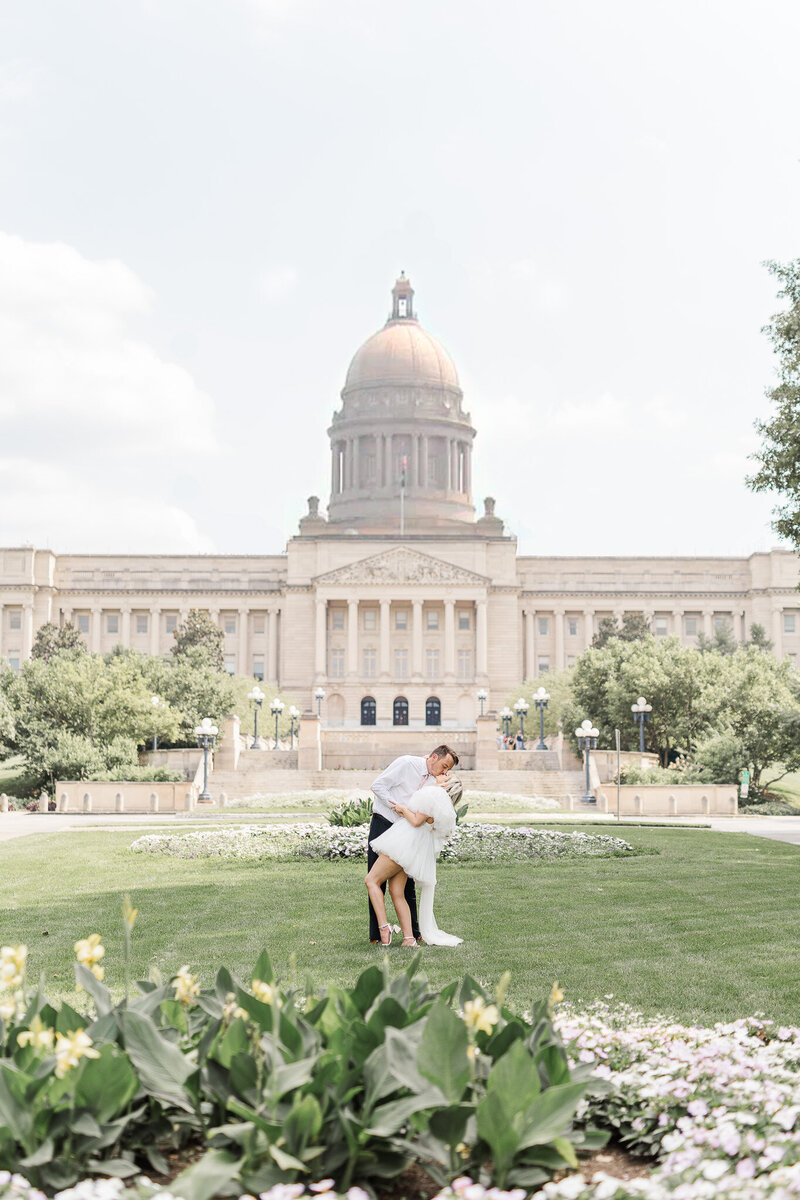 Kentucky State Capitol Engagement Session - Austin and Brooke-25