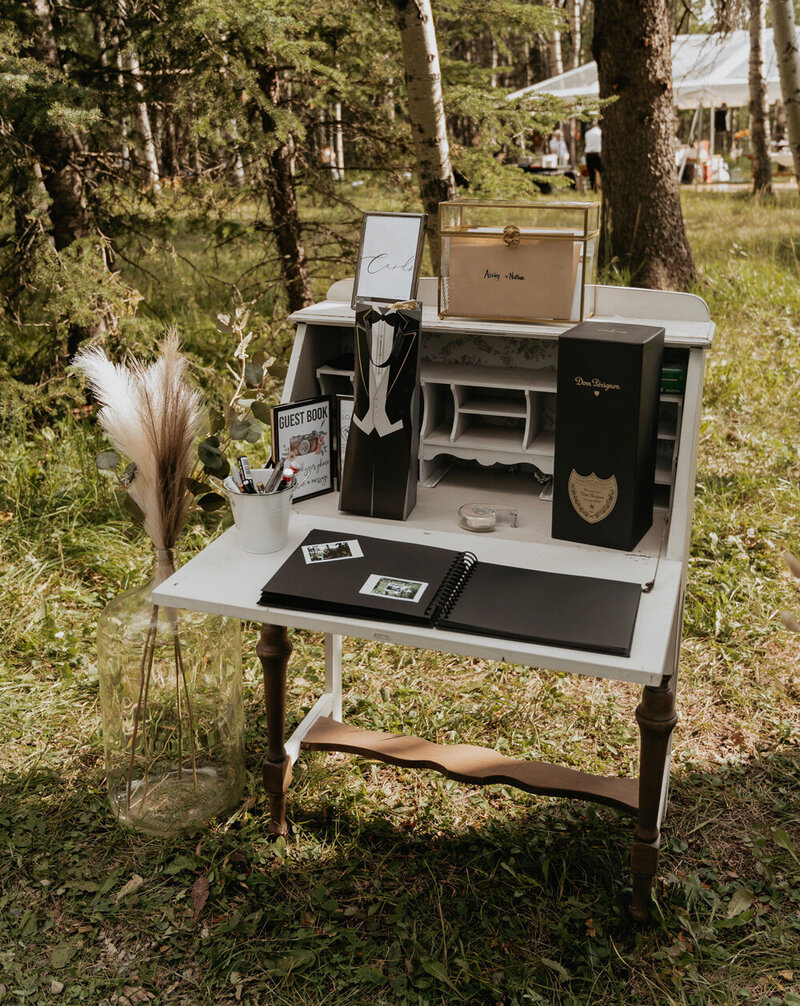 Vintage secretary table 1-Rori Ranch Rentals