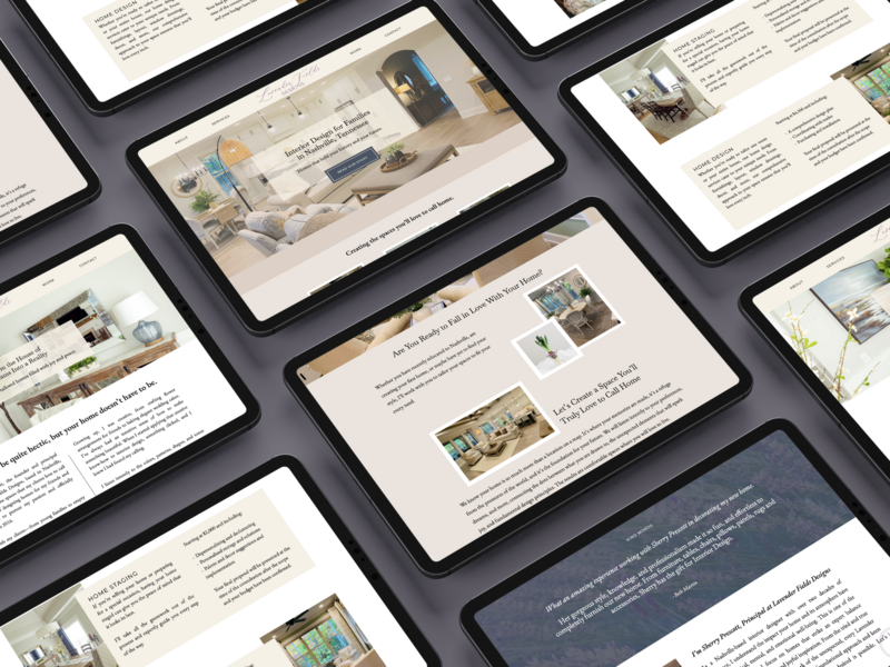 LFD website mockup