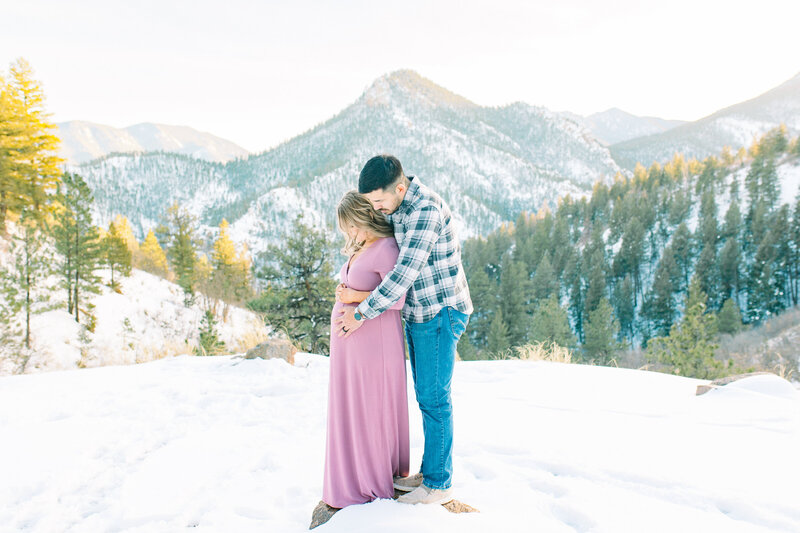 Amanda + Dakota Maternity Photos in CO Springs-158