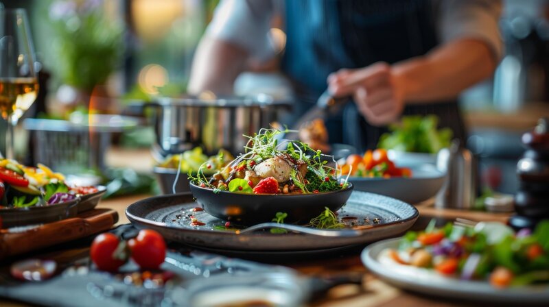 Offering support with creating inclusive dining options for plant-based guests.