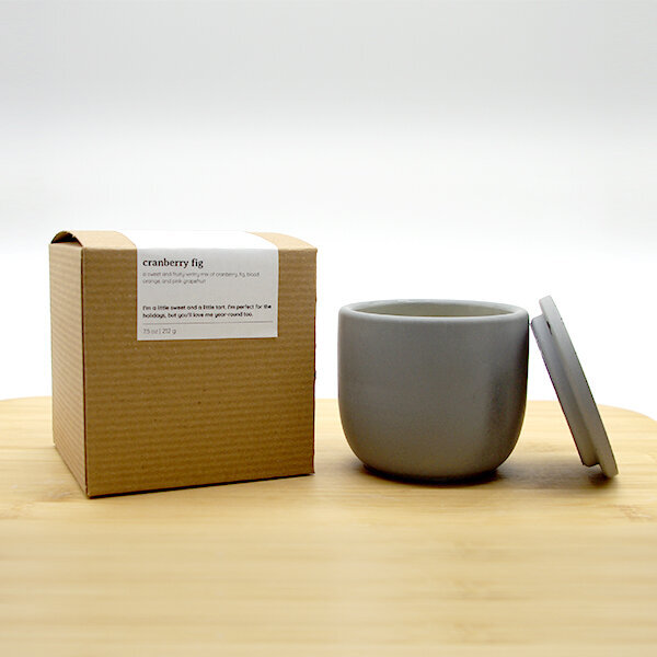 Cranberry Fig Cement Candle