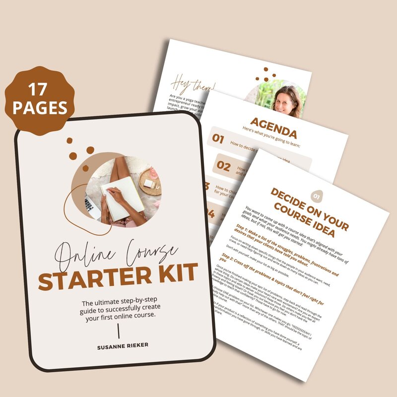 Free Online Course Starter Kit