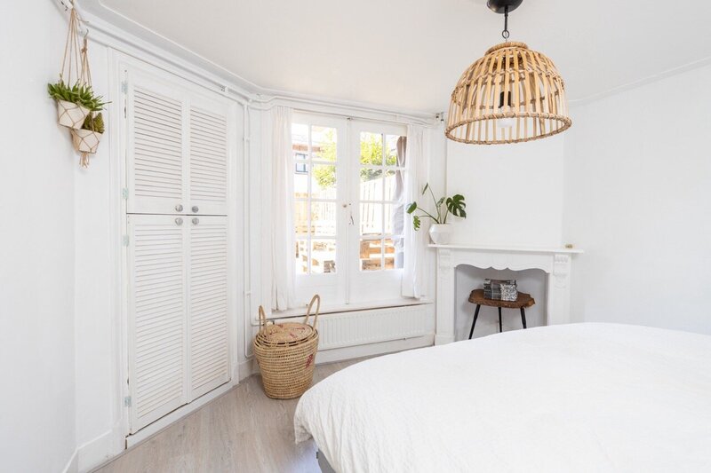 Gezellige slaapkamer wit
