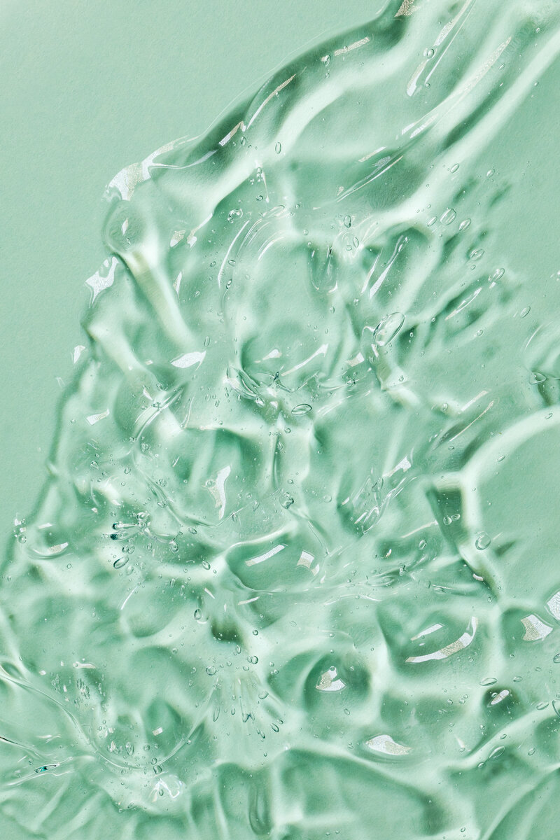 Phot of filler against blue background