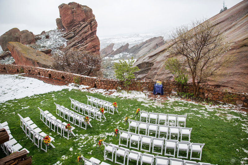 red rocks amphitheatre wedding