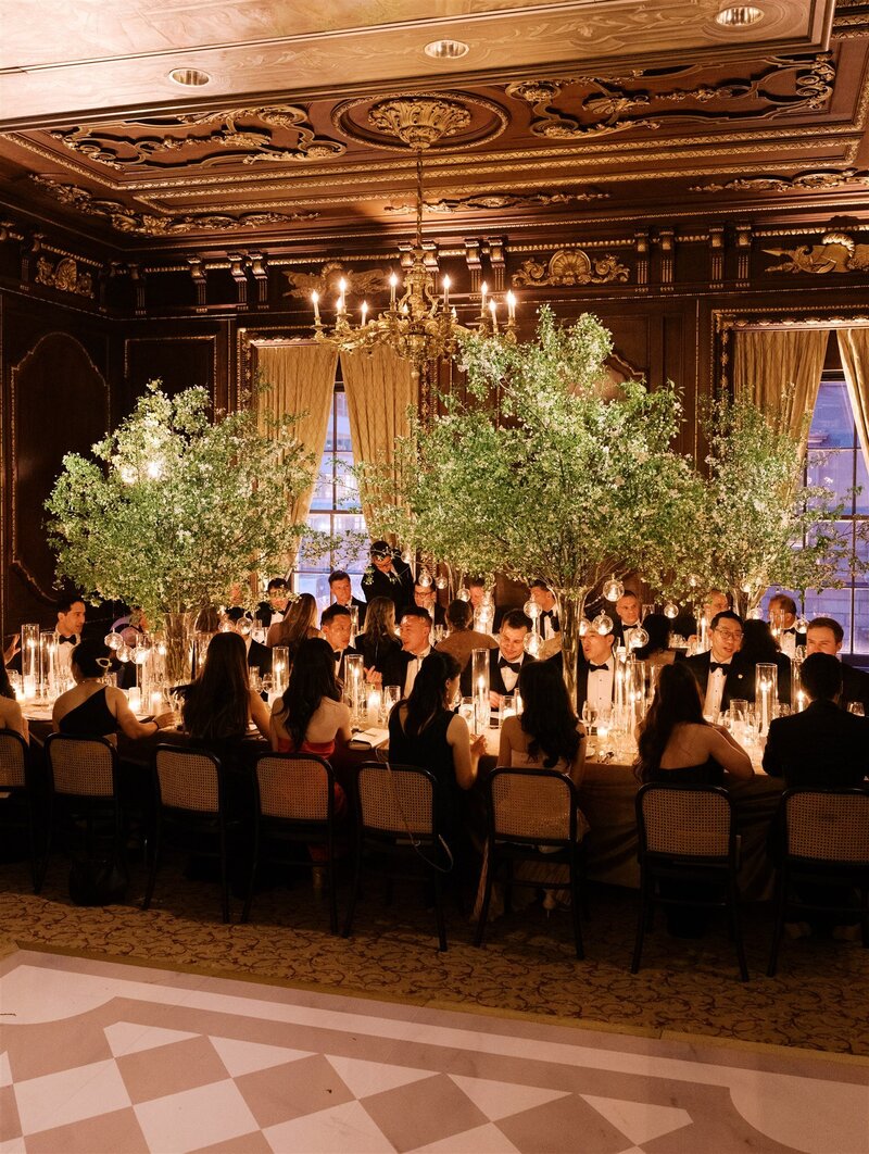 Baltimore luxury opulent ballroom wedding designed by top wedding planner
