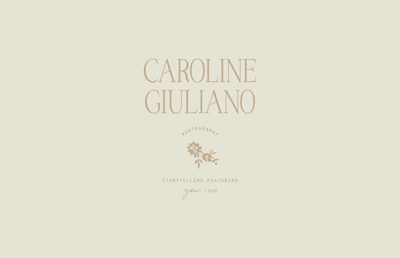 Custom personal branding and logo for a photographer