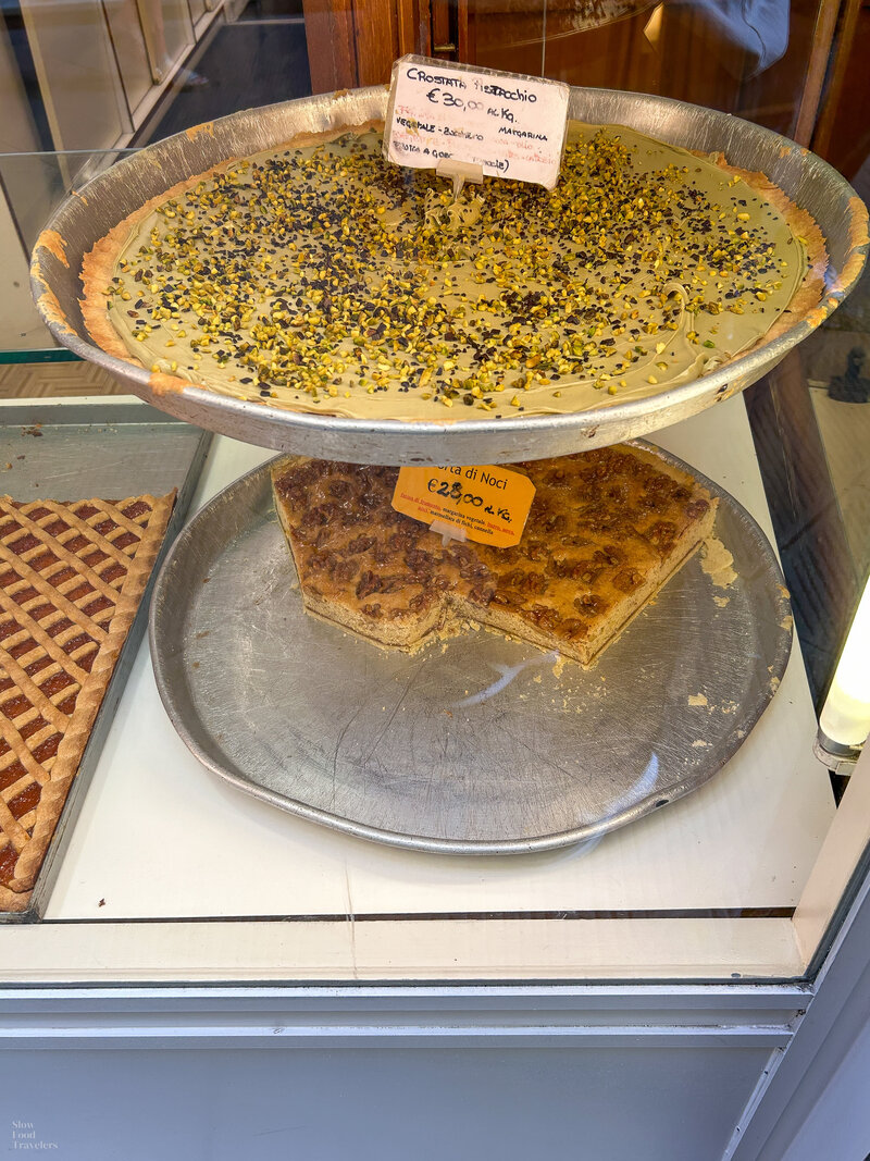 Torte at Panificio Pinamonti in Santa Margherita Ligure, Italy.