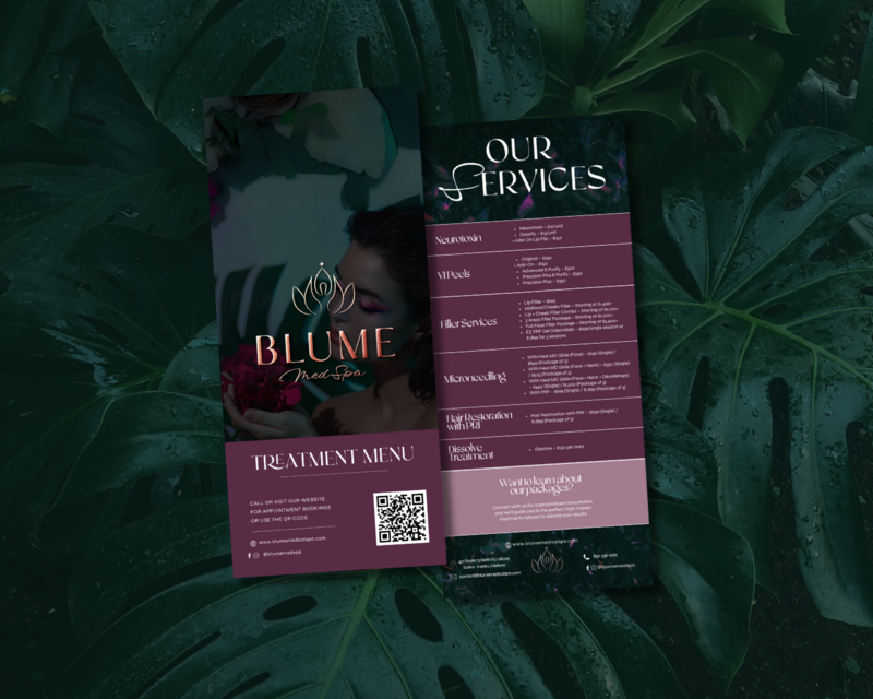 Blume menu