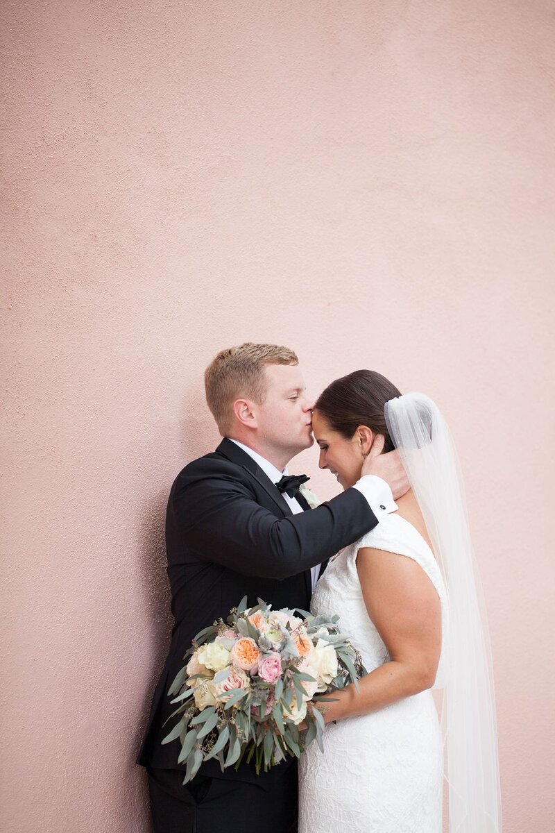 Bride and groom in South Carolina