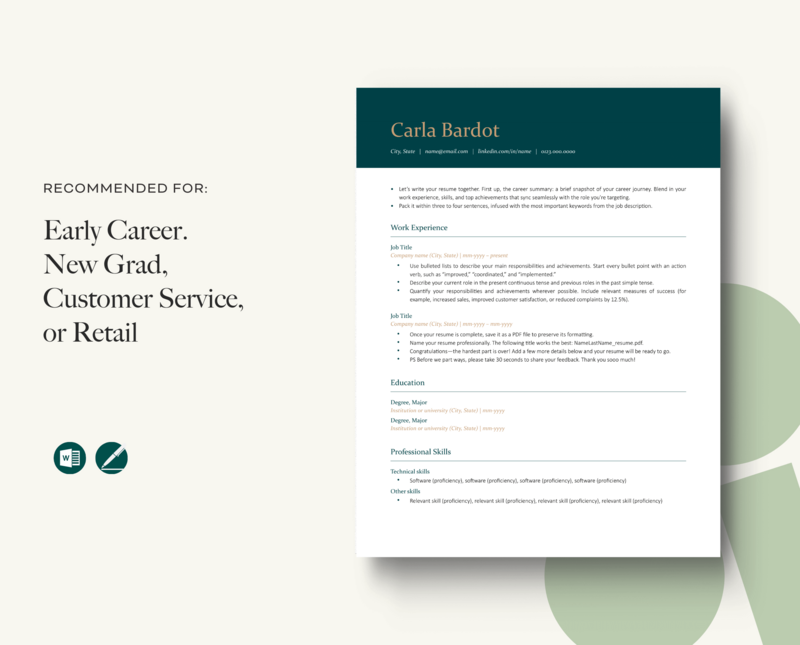 ATS-FRIENDLY RESUME + COVER LETTER