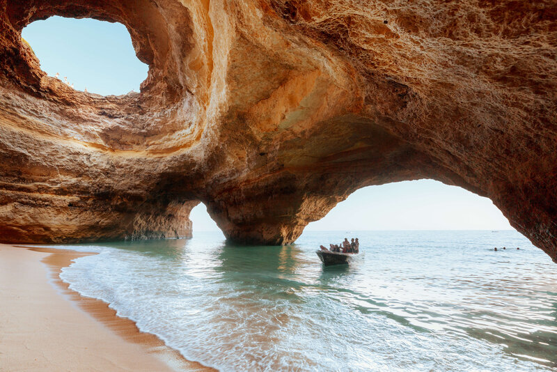 Carvoeiro beach algarve
