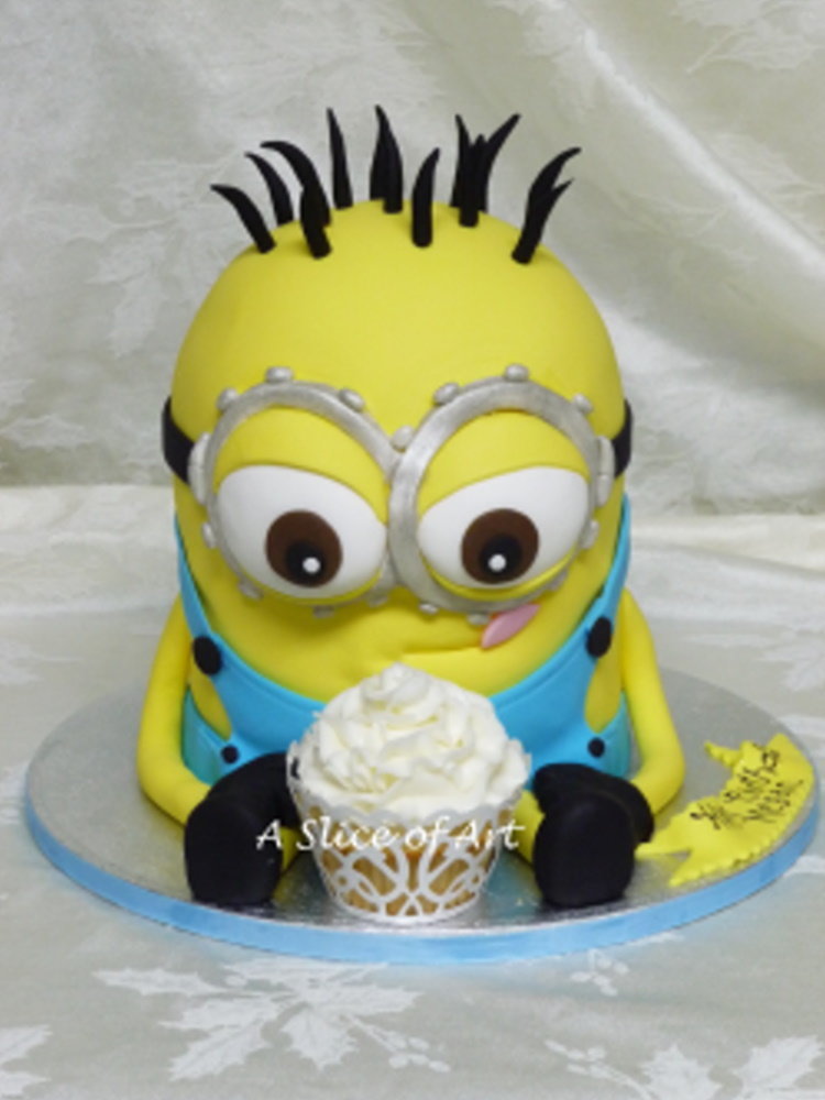 boy minion birthday cake