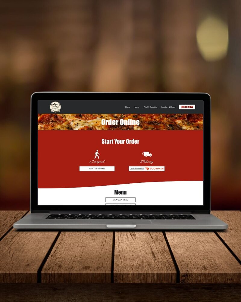 restaurant website with online ordering system
