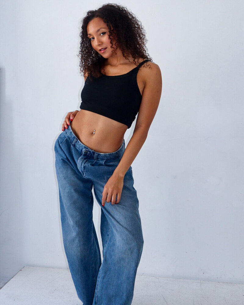 woman posing for the camera