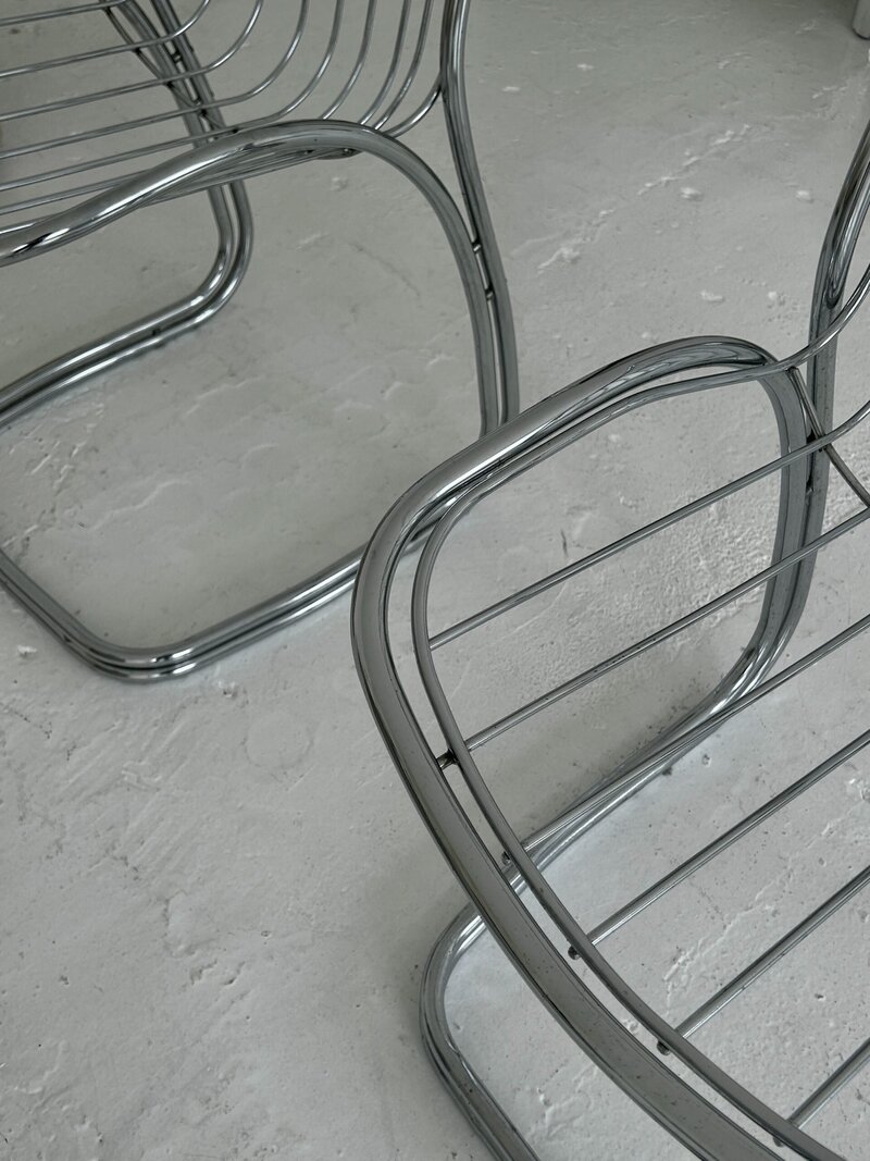 chrome chairs