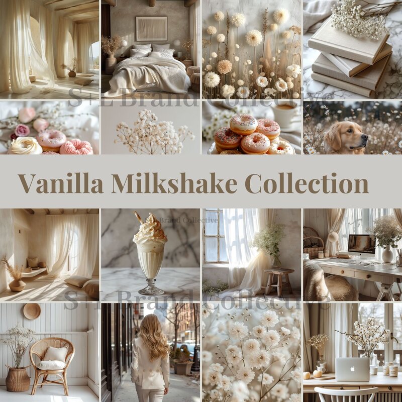 Vanilla Milkshake Stock Photos (5)