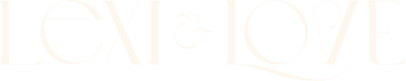 Lexi & love logo in white