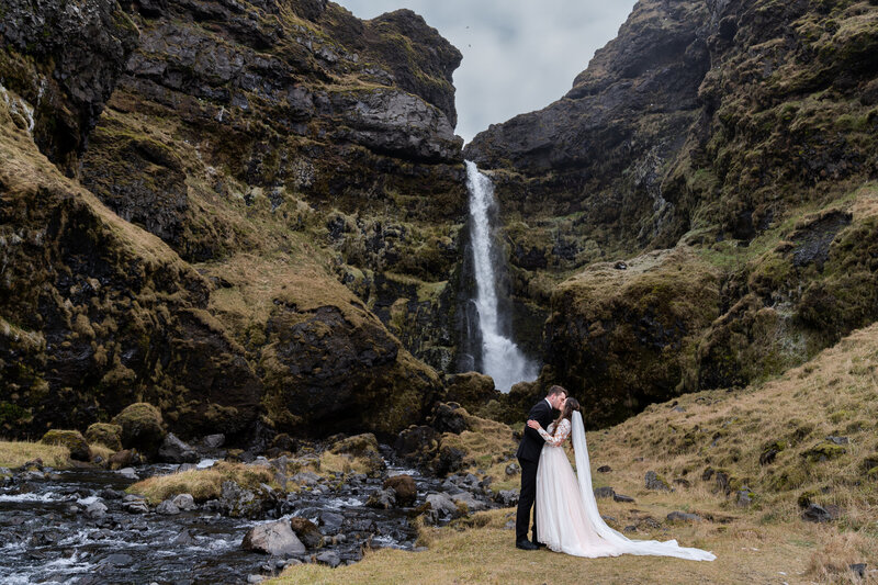 Iceland Elopement Adventure Wedding M&G